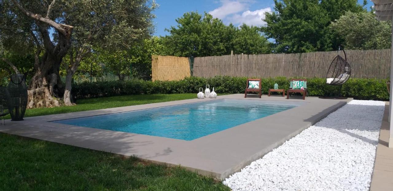 Villa Federica Con Piscina/With Pool Santa Maria Del Focallo Dış mekan fotoğraf